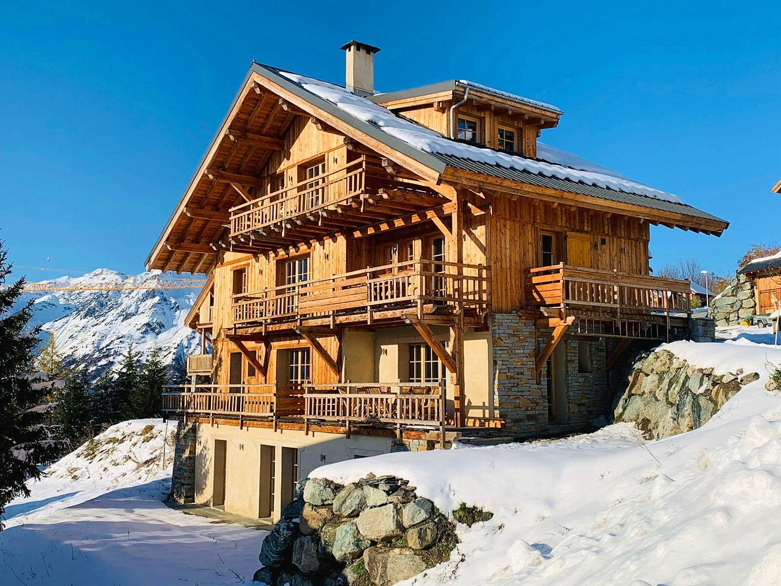 Loue chalet luxe 4 et 5 chambres, 11 et 12 couchages, domaine Alpe d’Huez, Villard-Reculas (38)