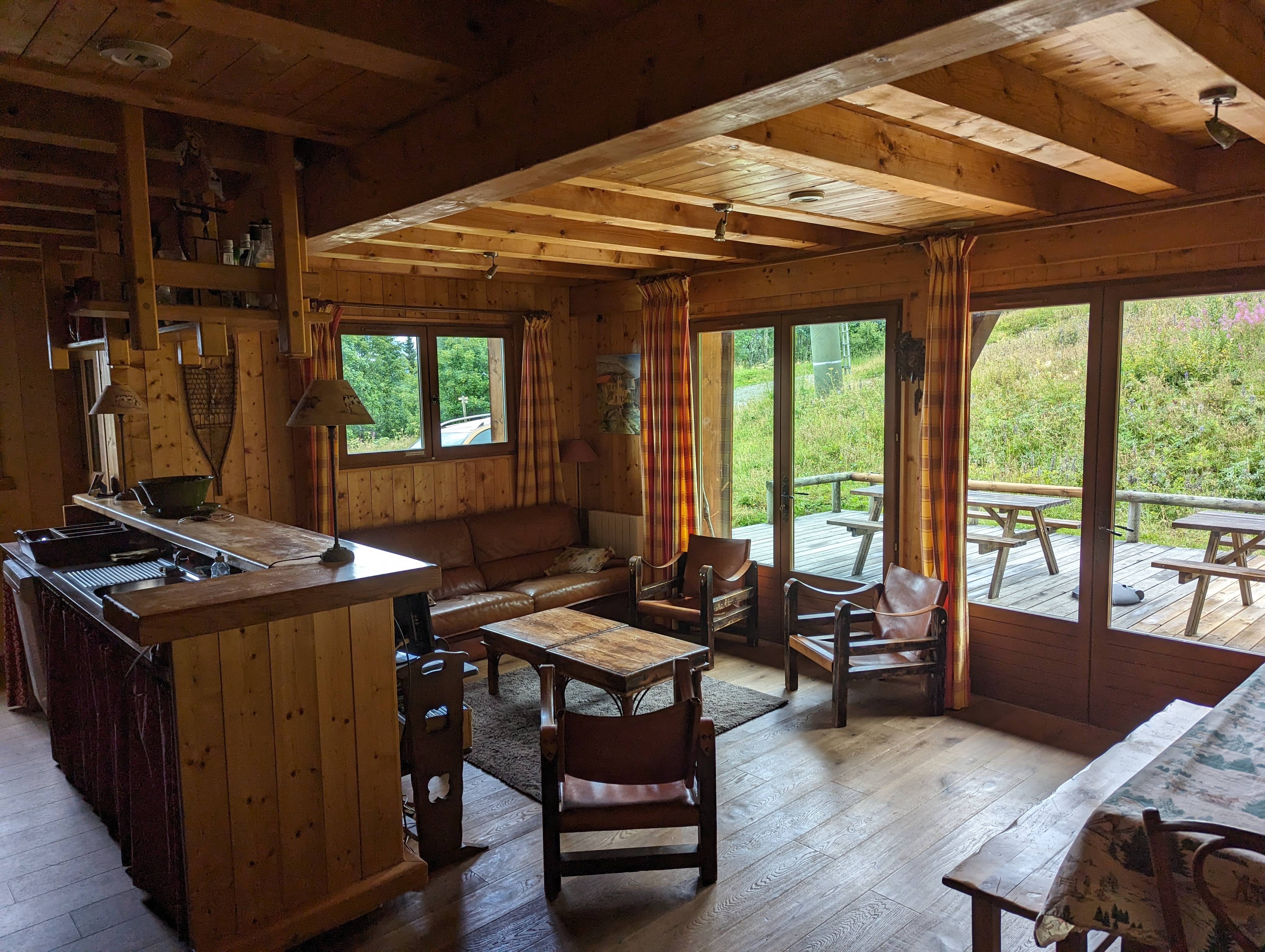 Loue chalet familial sur domaine skiable à Saint-Gervais-les-Bains - 12 couchages