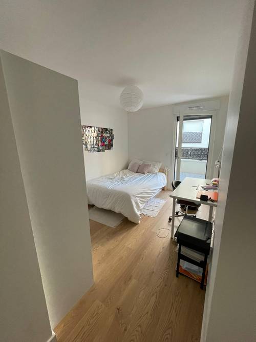 Loue chambre 17m² avec salle de bain privée, terrasse et jardin