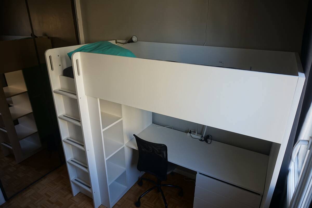 Loue chambre meublée dans un appartement de 68m² Lyon 5ème quartier Les Battières - 2 chambres