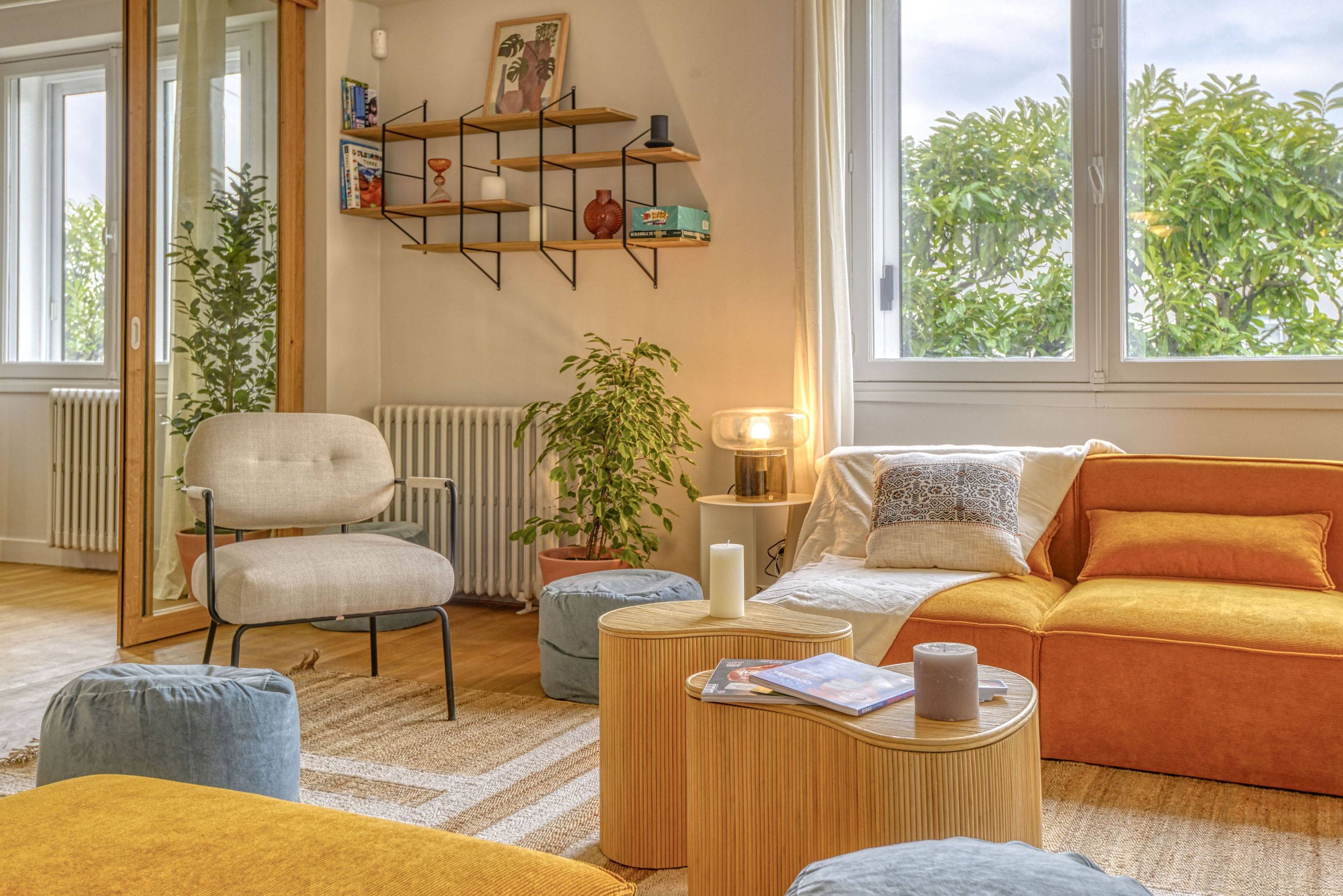 Chambre meublée en coliving