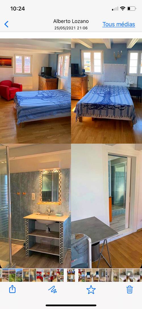 Chambre avec salle de bain privative