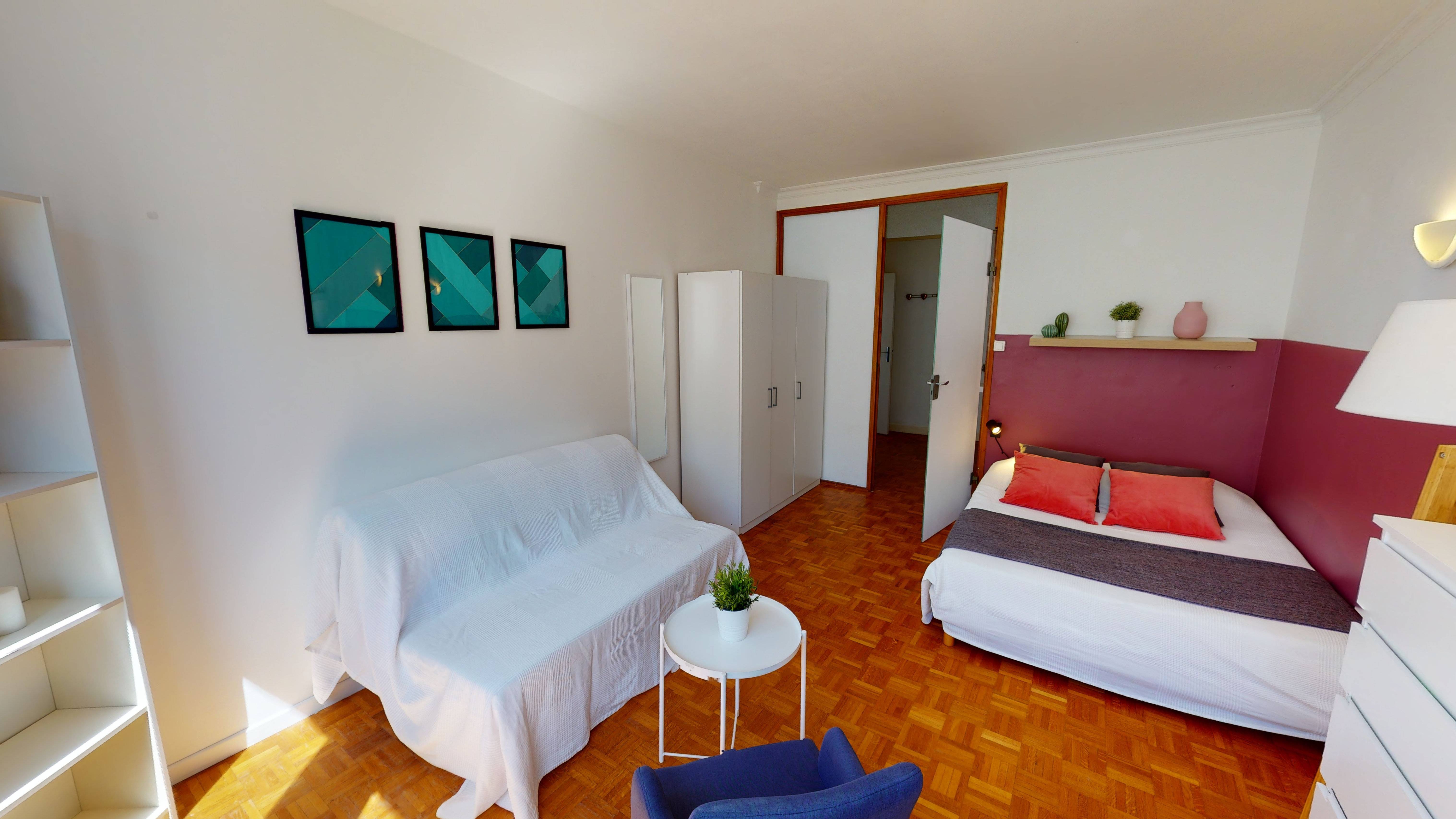 Loue Chambre spacieuse de 18m² à Lyon 6éme