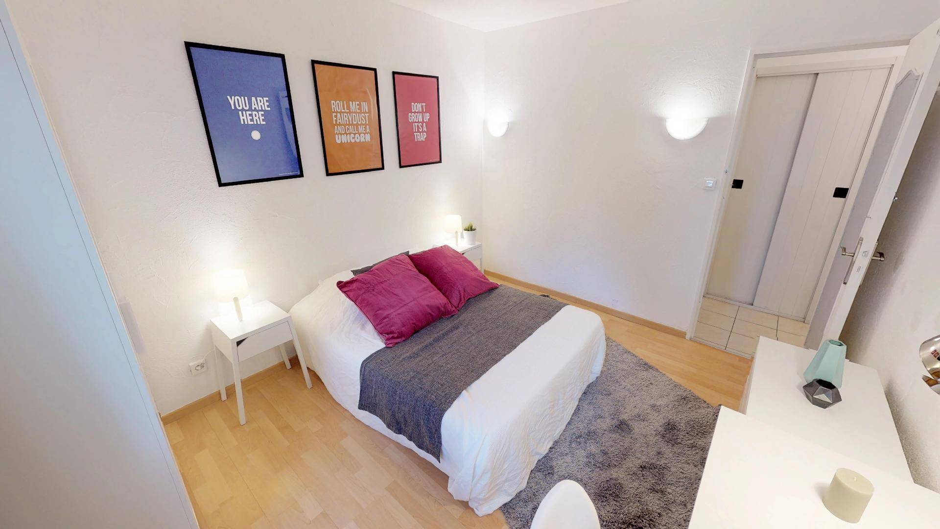 Loue Chambre spacieuse de 12m² à Toulouse