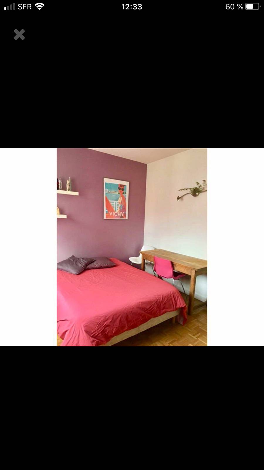 Loue chambre chez l’habitant - 12m² - Lyon 6ème