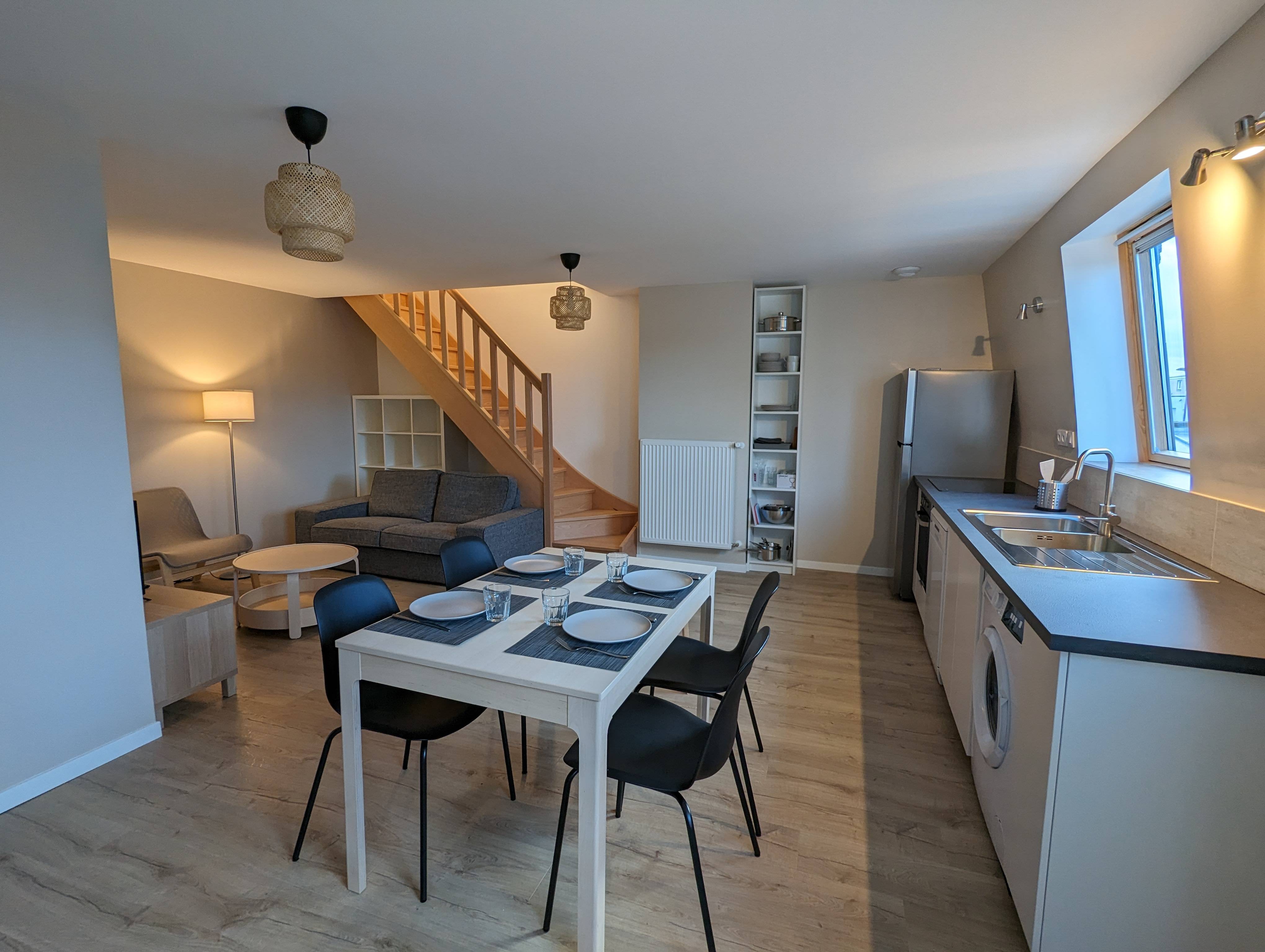 Loue 1 chambre meublée dans appartement en colocation - 70m², Marcq-en-Barœul (59)