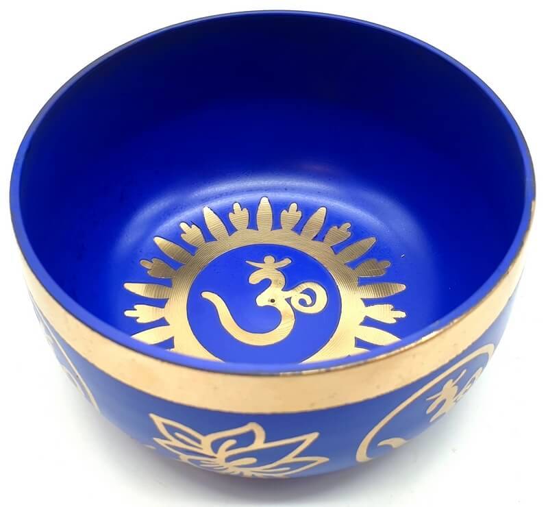 Bol Chantant Aluminium Chakra Couronne 12cm 650grs