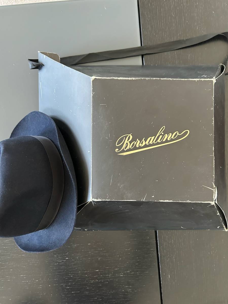 Vends chapeau Borsalino en feutre de poil