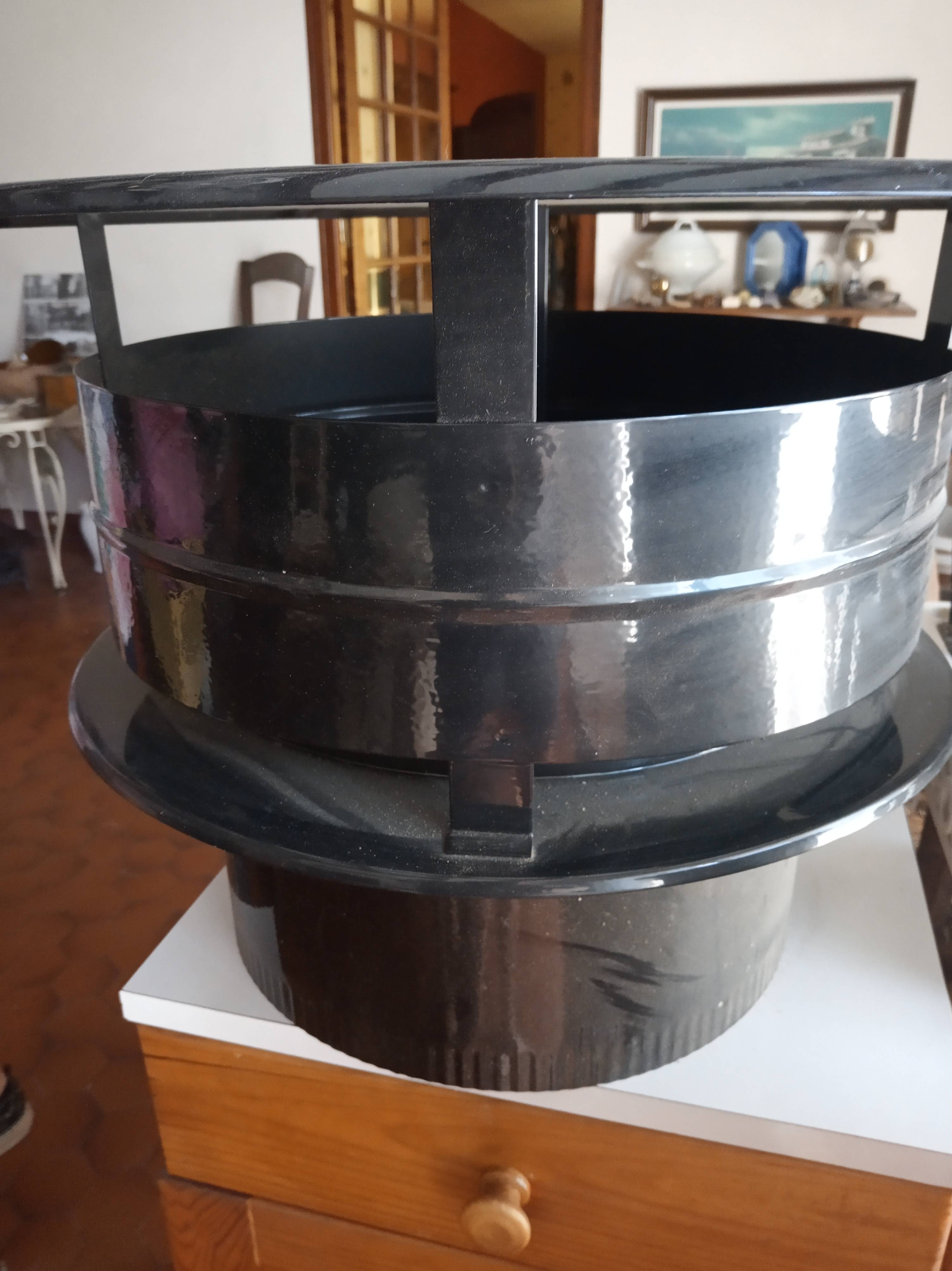Vends chapeau de cheminée Poujoulat rond