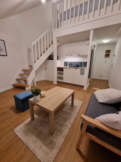Loue Charmant duplex atypique et refait à neuf de 34m² - 1 chambre, Nantes (44)