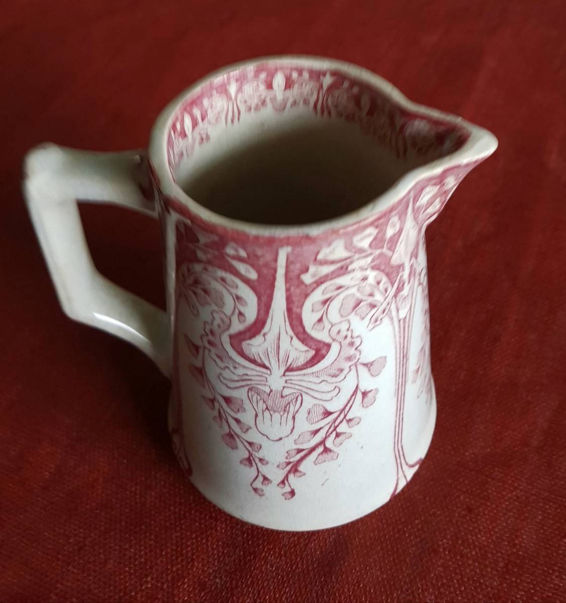 petit pot faience blanche - bon etat
