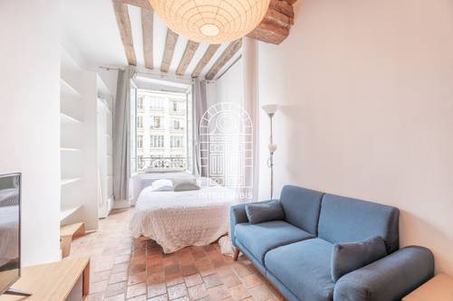 Loue Charmant studio meublé - 1 chambre, 27m², Paris 3ème