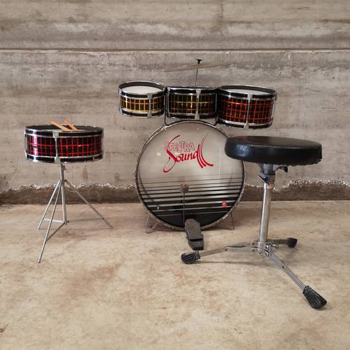 Charmante batterie pour enfant vintage de la marque SPECTRA Sound