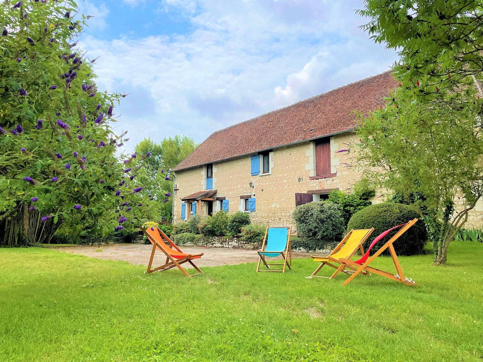 Loue gîte de charme en Touraine, La Celle-Saint-Avant (37) 8 couchages, 4 chambres
