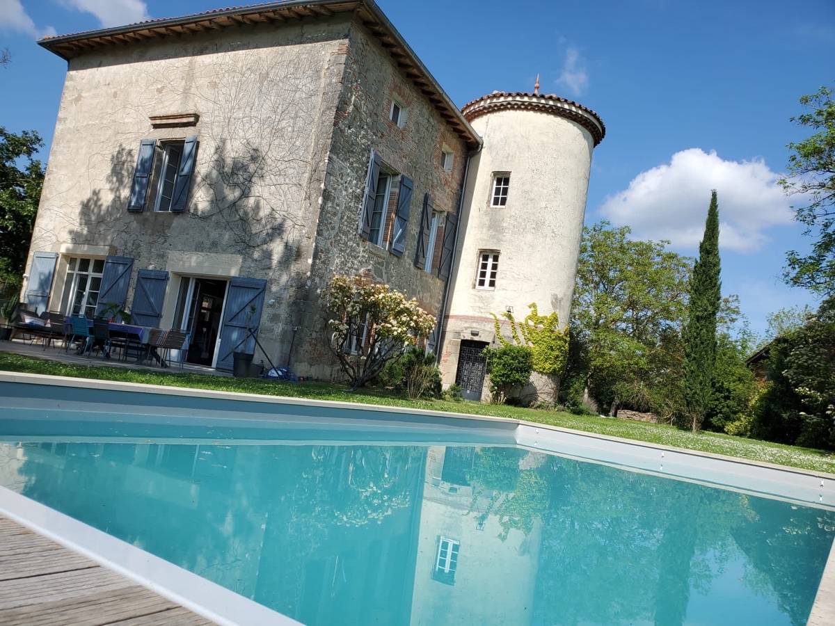 Loue maison du XIIIème siècle à proximité de Toulouse, Lavaur, Albi - 12 couchages