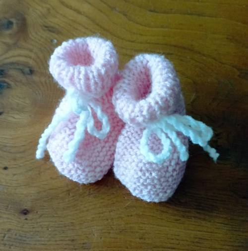 Chaussons faits mains