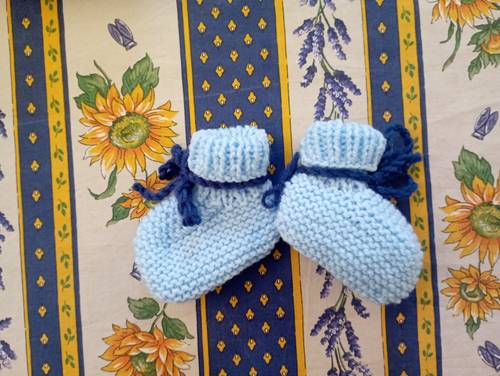 Chaussons faits mains