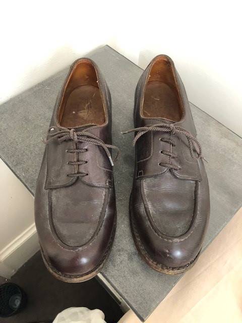 chaussure derby marron