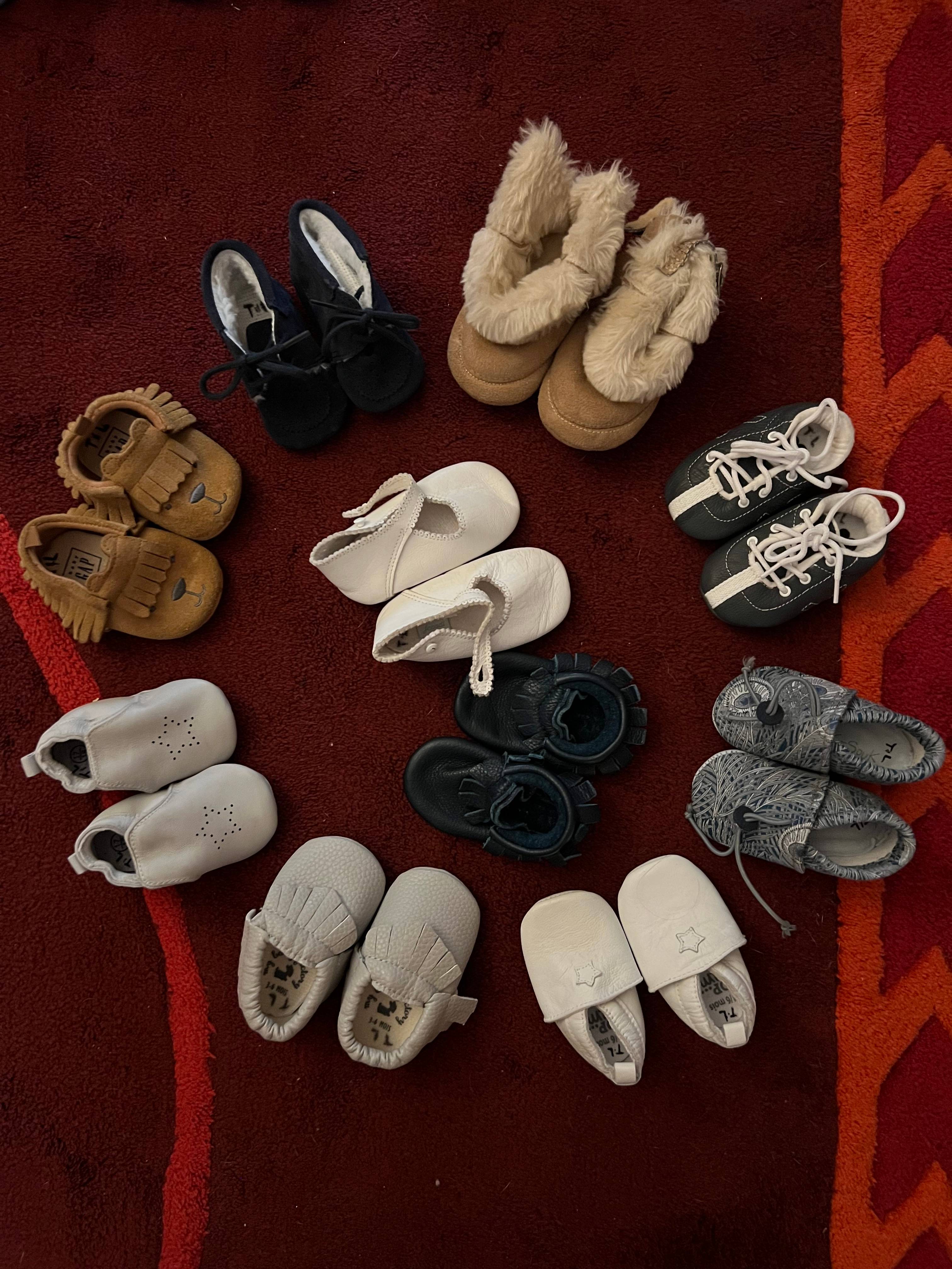 Chaussures bébé 1-6 mois