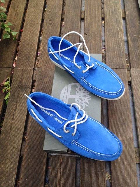 bateau timberland bleu