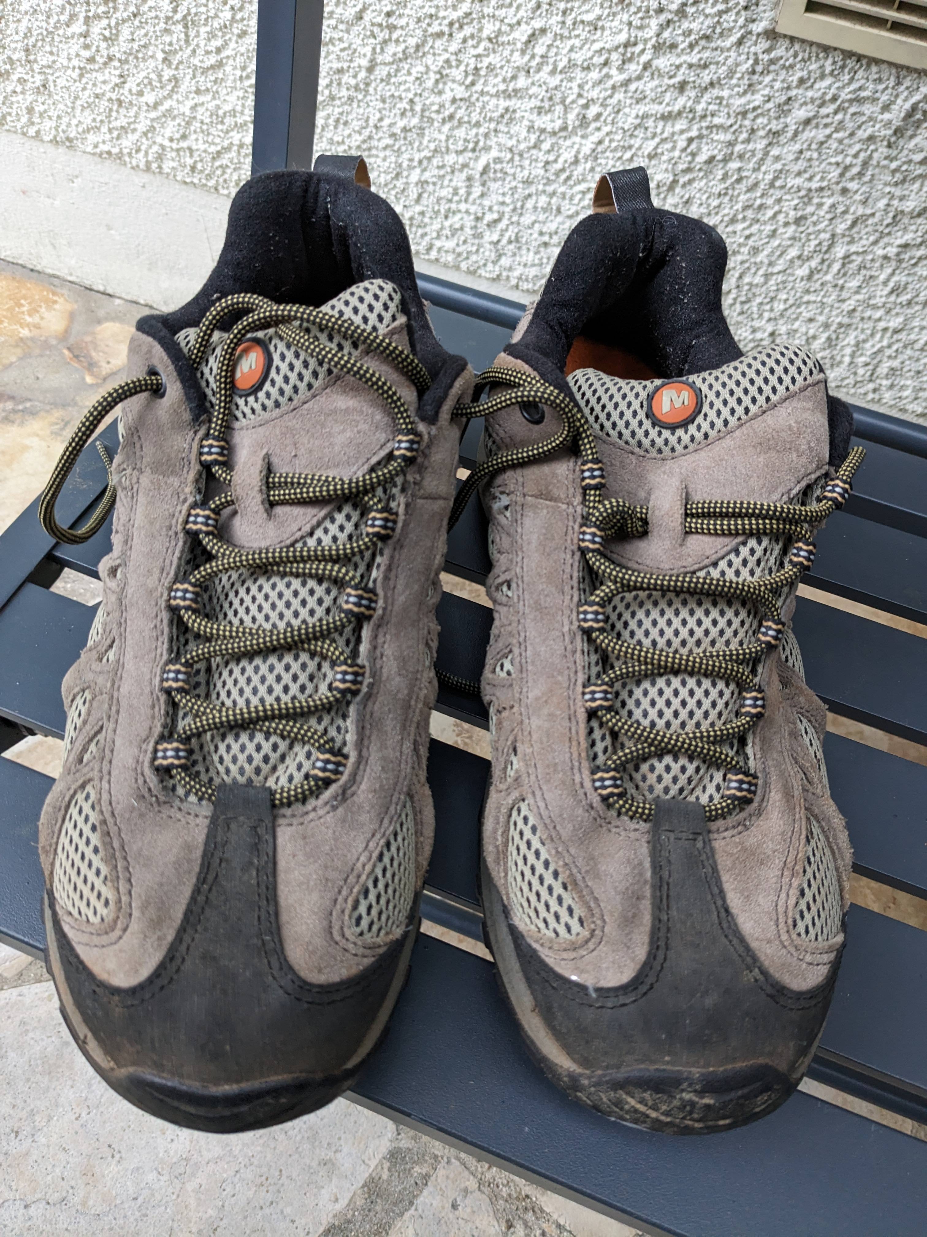 Chaussures De Marche Merrell Homme Taille 42 - Marron - Baskets Neuves En Boîte - Confort Randonnée