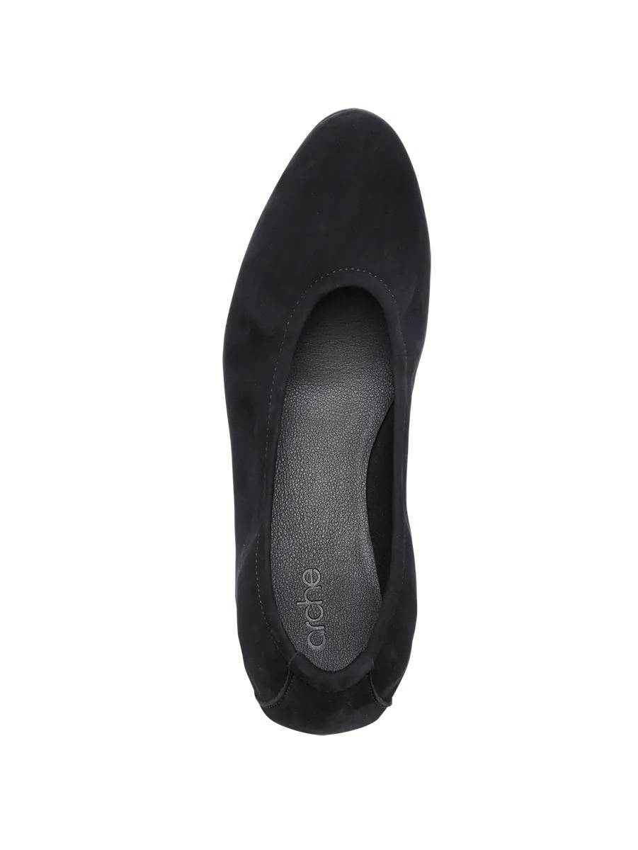 Vends chaussures marque Arche (cuir - daim) noires petits talons de 2,5 cm