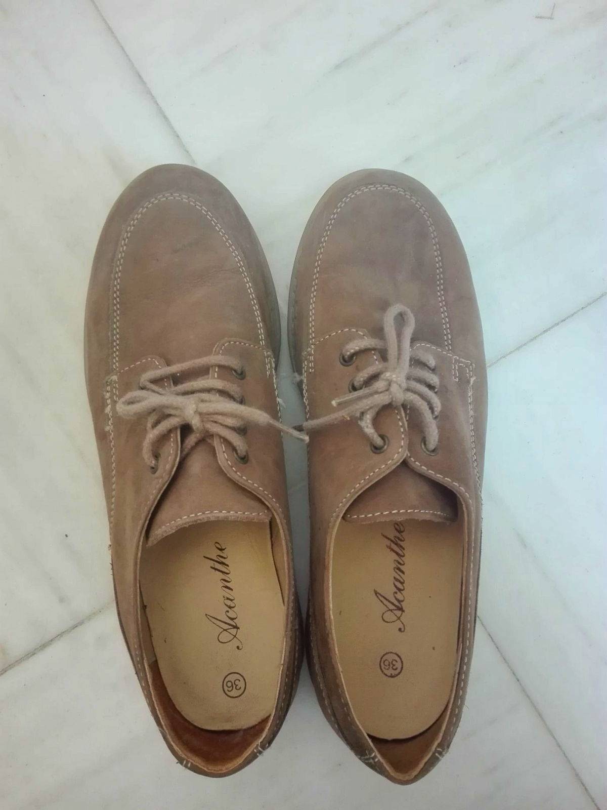 Chaussures marron clair Acanthe taille 36
