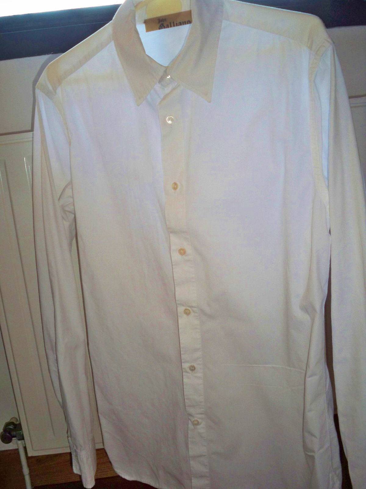 Chemise Blanche Manches Longues JEAN-PAUL GAULTIER Taille L - Vintage TBE