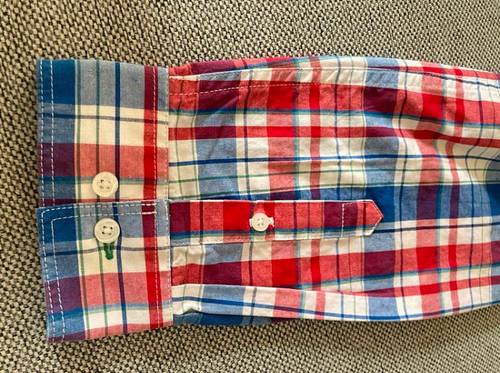 Chemise à carreaux écossais garçon Cyrillus taille 16 ans