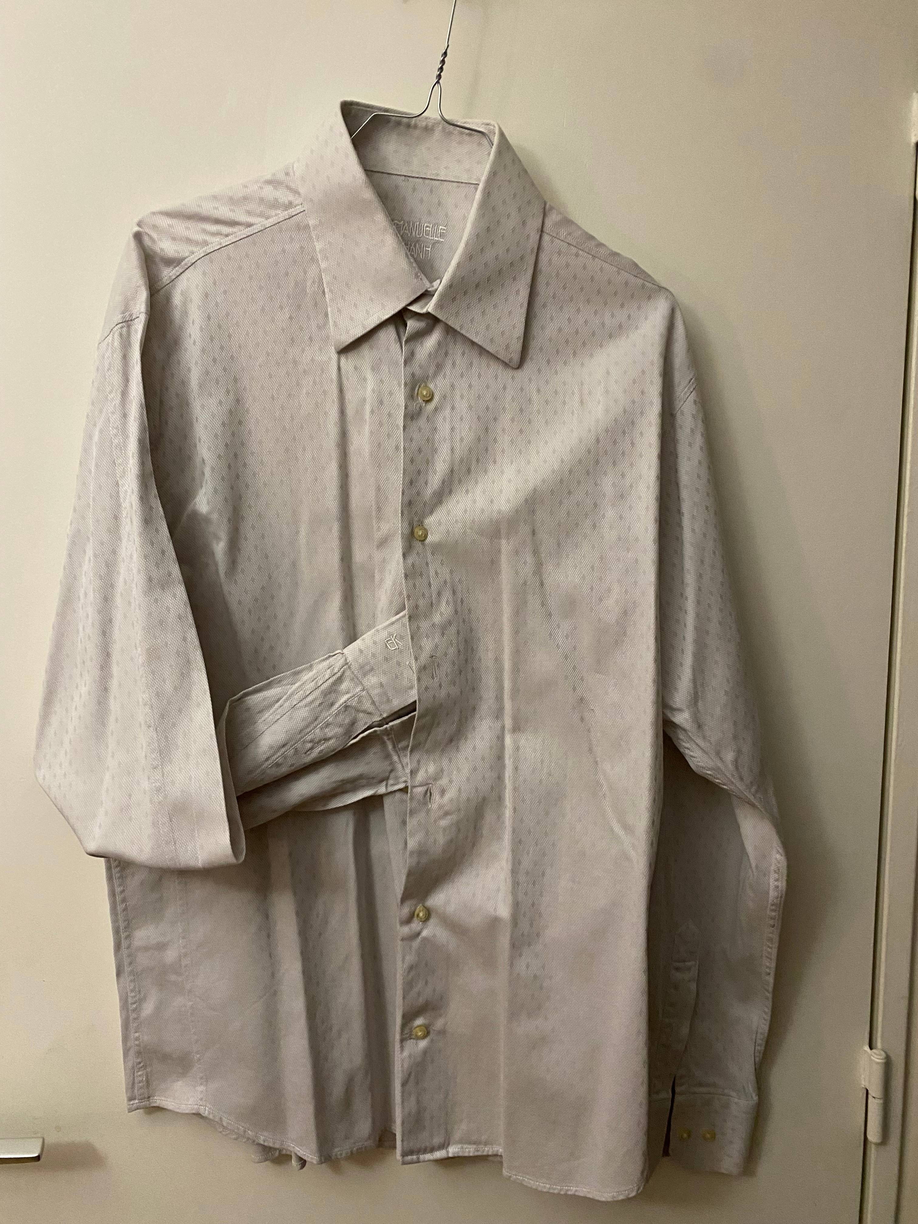 Chemise homme grise Emmanuelle Khan - Taille L