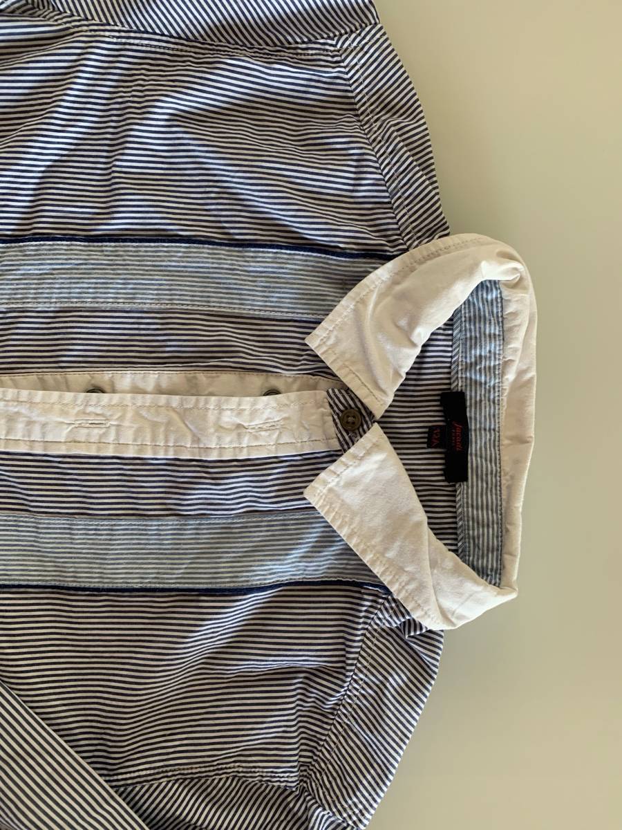 Vends chemise rayures bleues Jacadi - Taille 12 ans