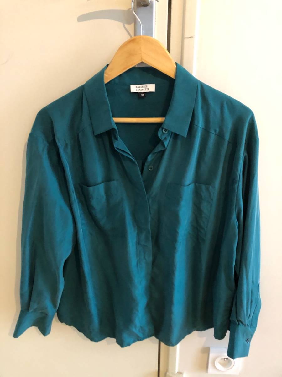Chemisier en soie 38 - Taille M