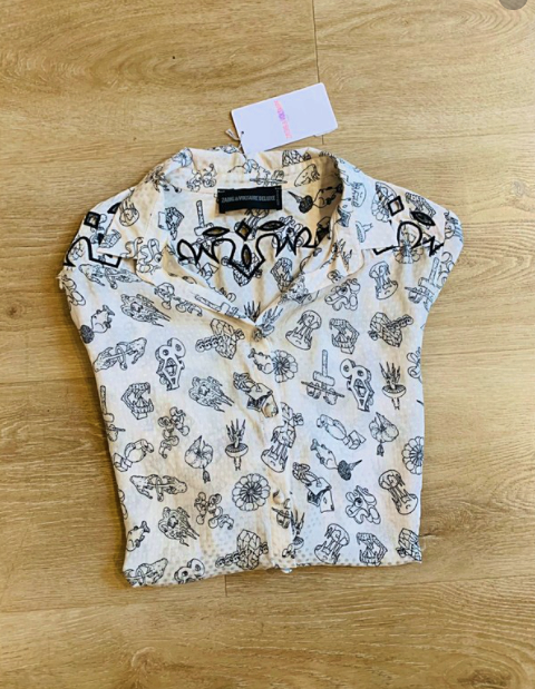 Chemisier Wetsern en soie Zadig & Voltaire taille M - neuf