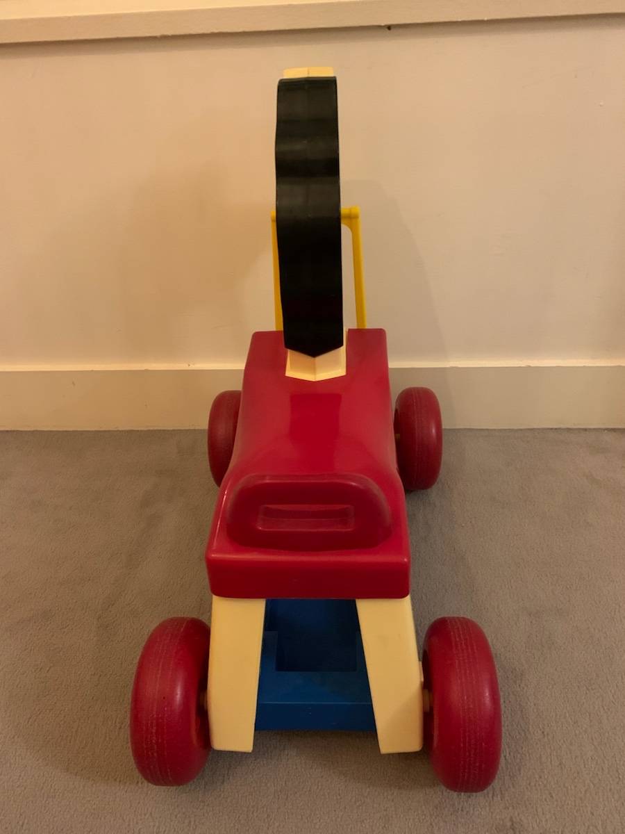 Cheval porteur vintage 1976 Fisher Price ou cheval a roulettes sur Gens de Confiance