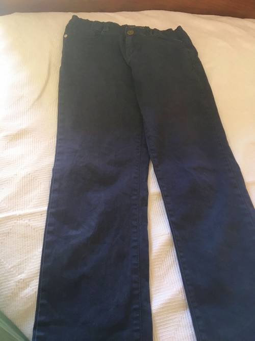 Chino garçon marine 12/14 ans