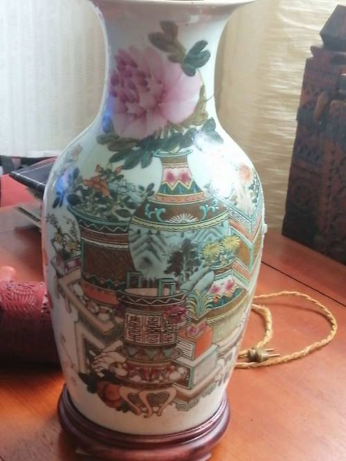 Vase Chinois Ancien Antiquité + 100 ans (certificat)