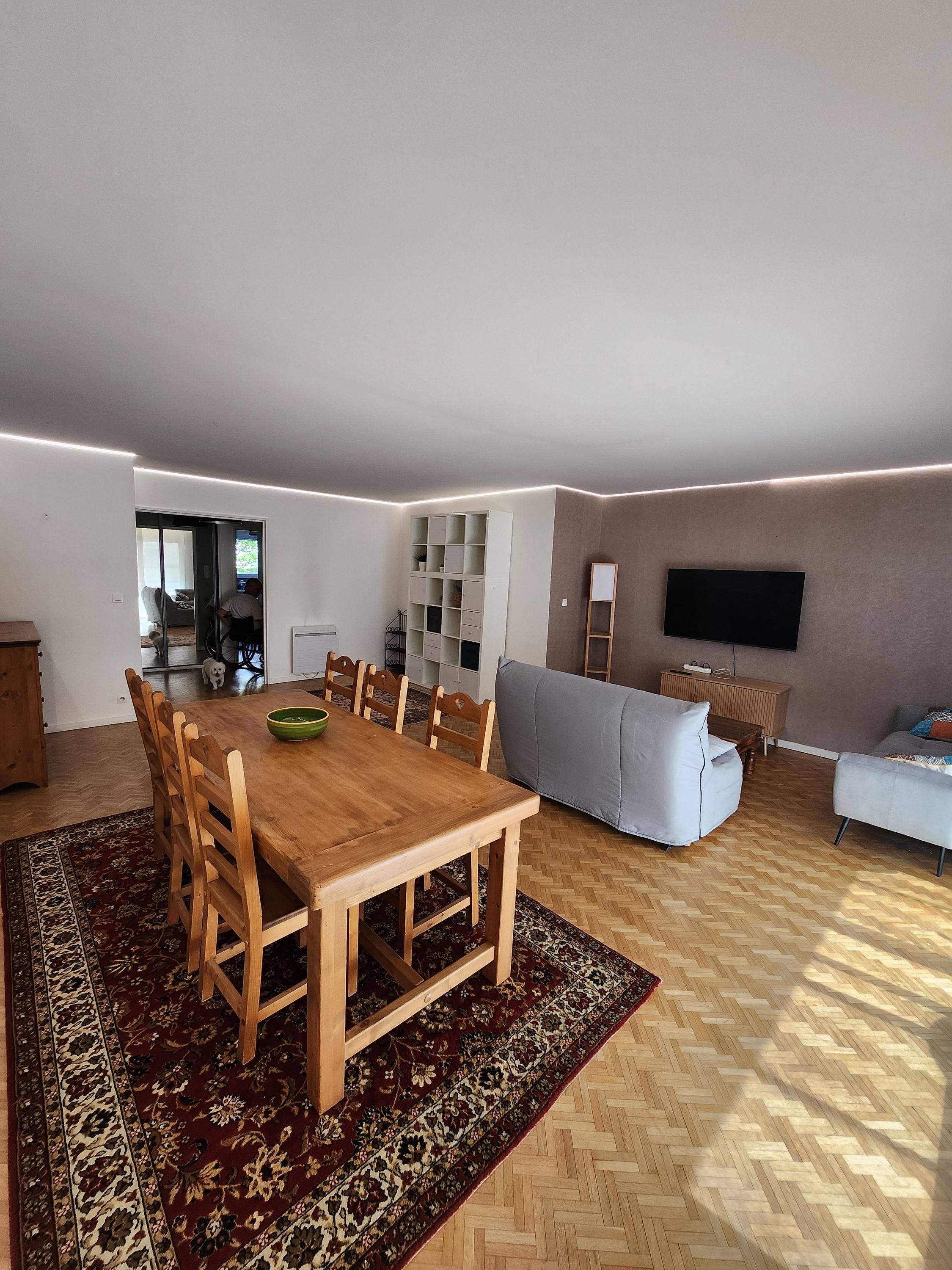 Loue chambre en colocation dans appartement - 93m² - Centre Jaude