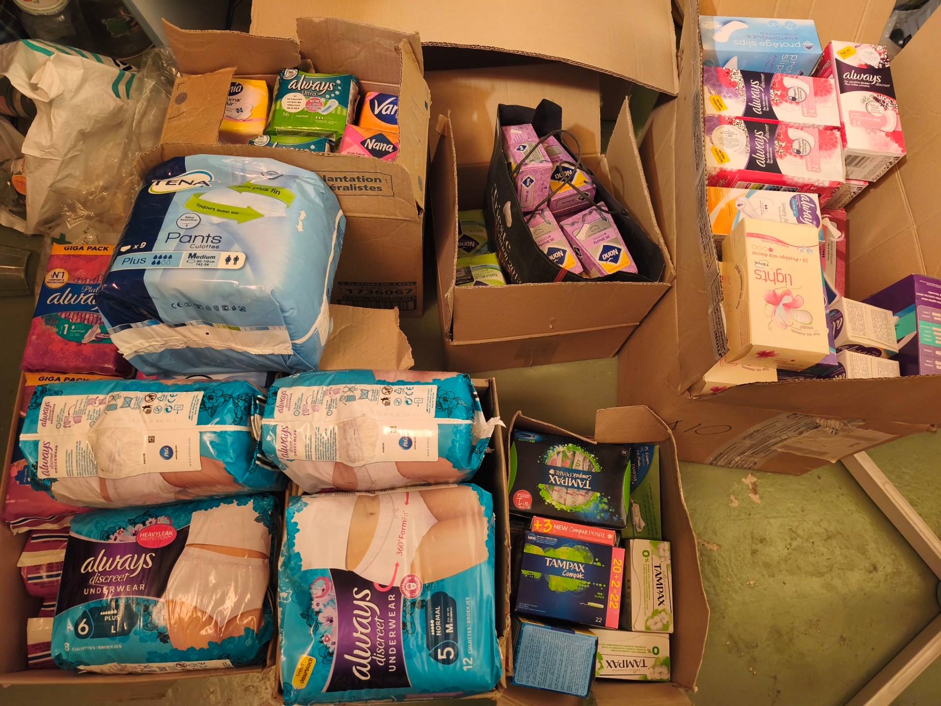 Vends serviettes hygiéniques