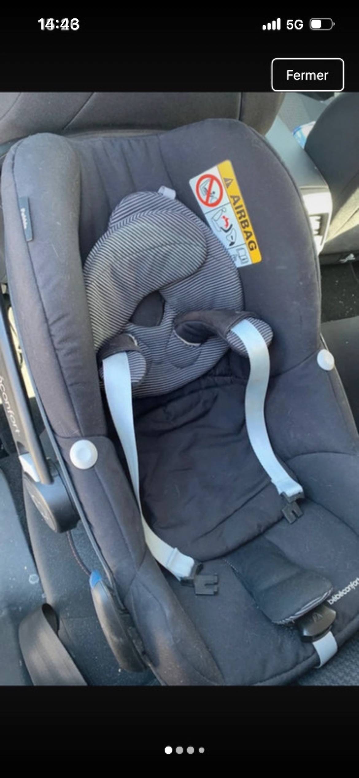 Vends siège auto