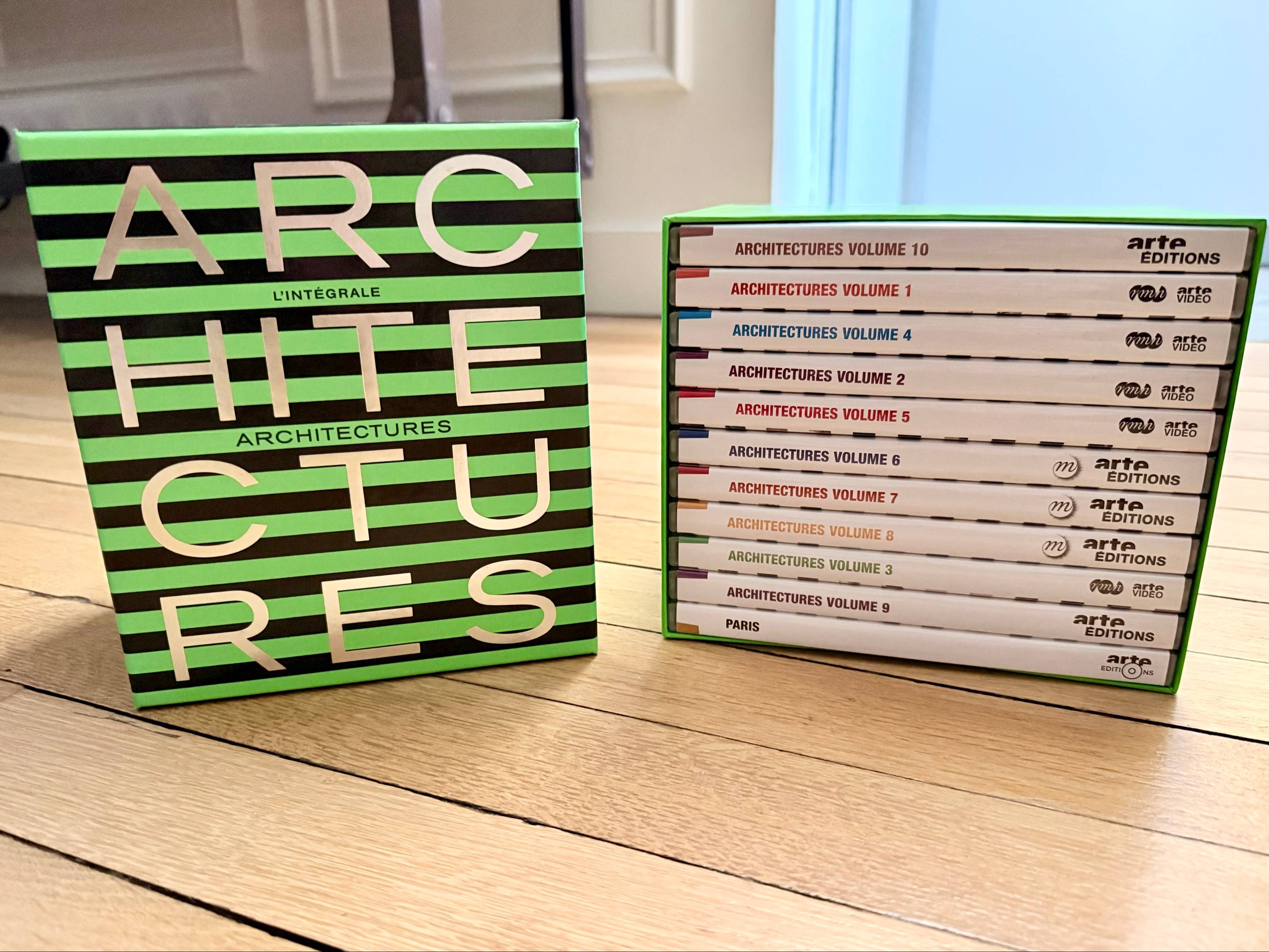 Vends coffret intégral "Architectures" Arte Éditions – 11 DVD – neuf, jamais utilisé