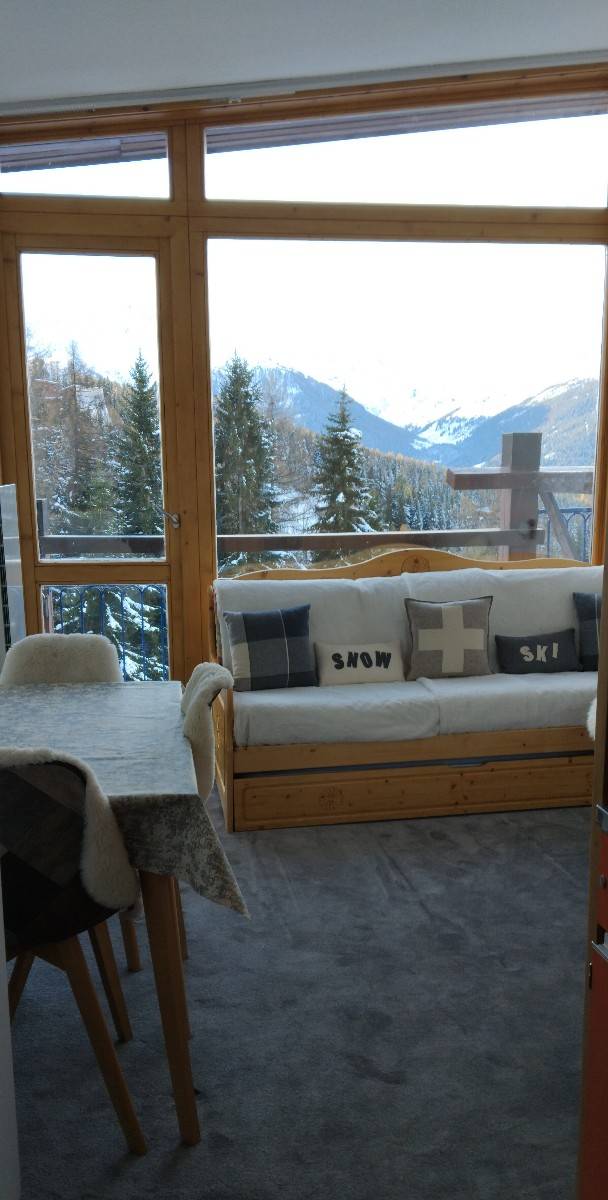 Loue appartement Arcs 1800 - Sud - Pied des pistes - 4 couchages