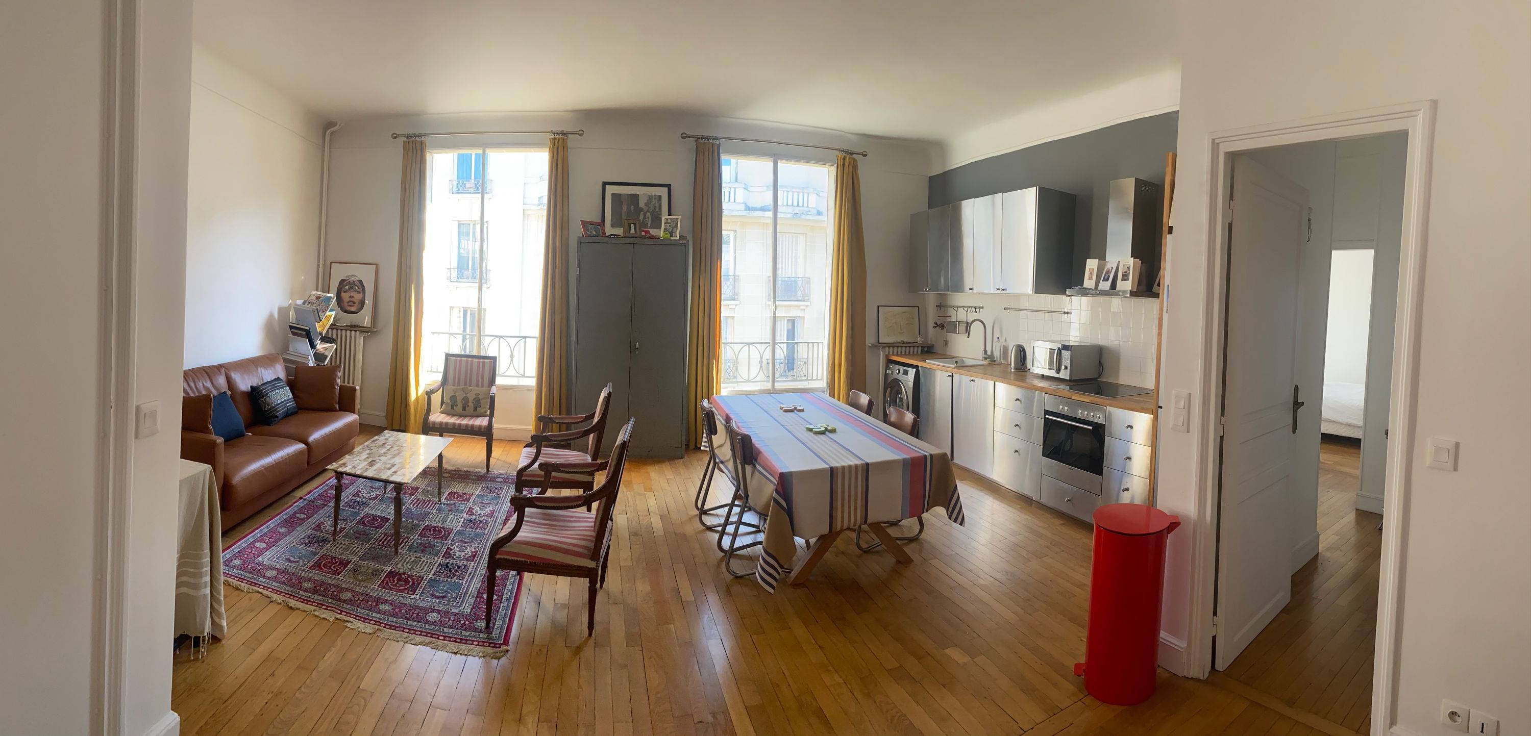 Vends appartement lumineux avec vue espaces verts - 70m² - Paris 16ème
