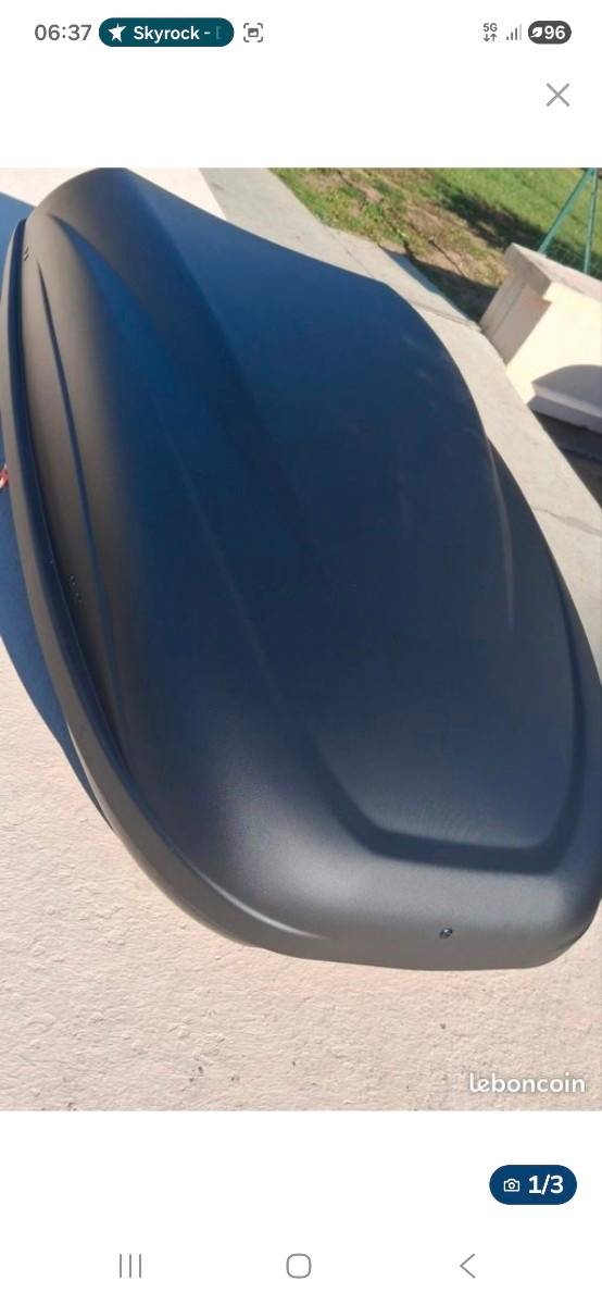 Vends coffre de toit 400l Dacia