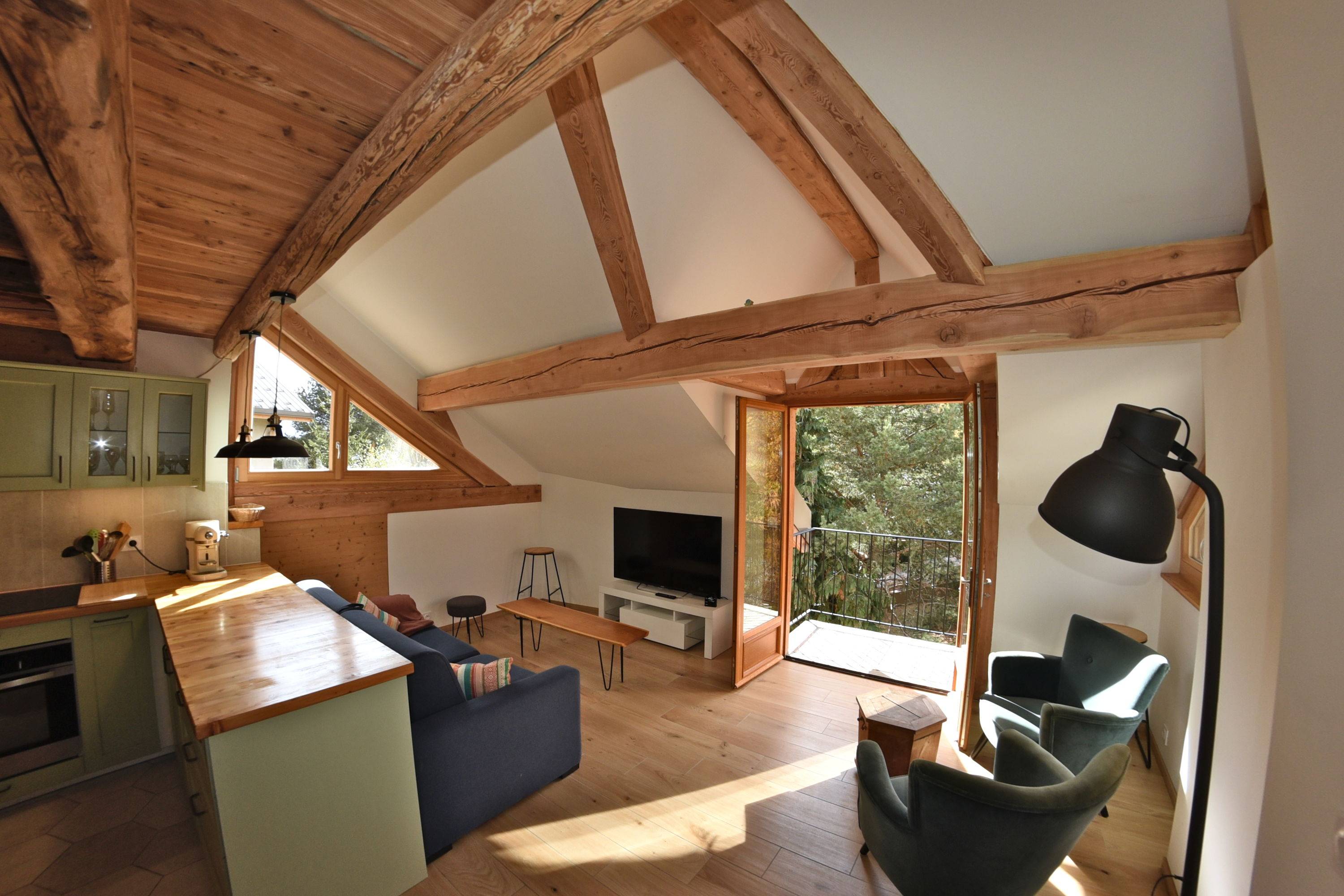 Loue chalet de charme au pied des pistes de Serre-Chevalier - 6 couchages