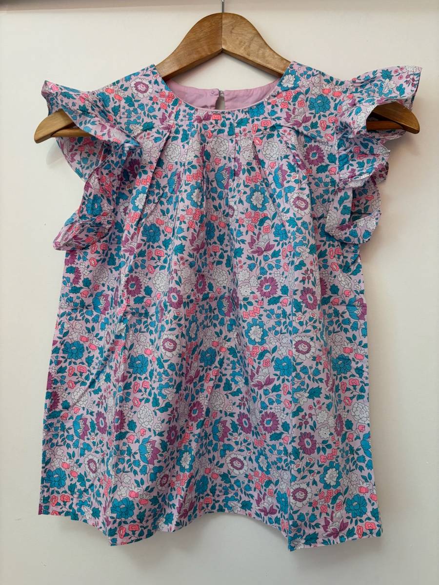 Vends blouse en Liberty (D’Anjo ?) Jacadi - Taille 12 ans