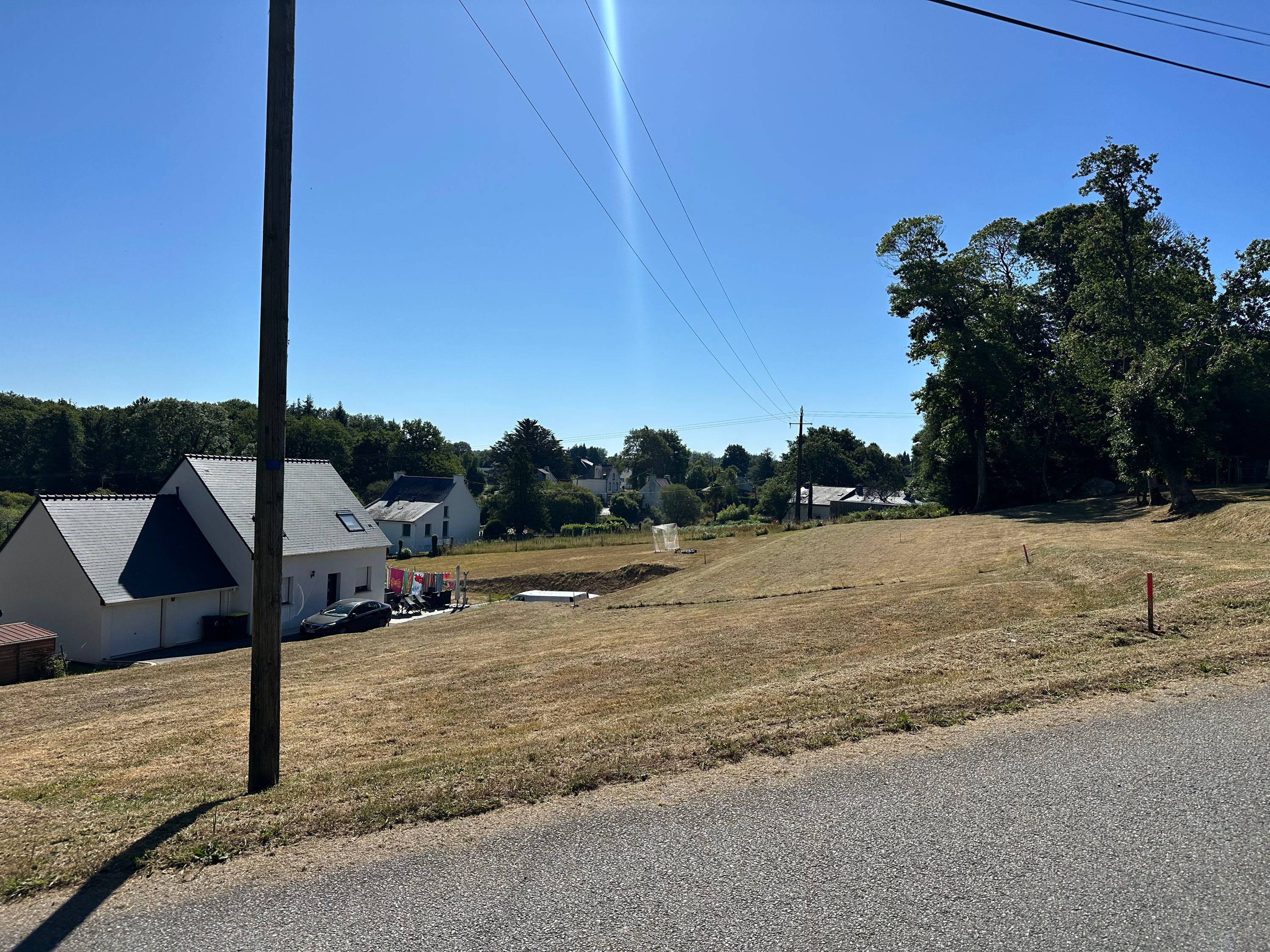 Vends terrain - 572m² ou 1174m² Hors lotissement Camors
