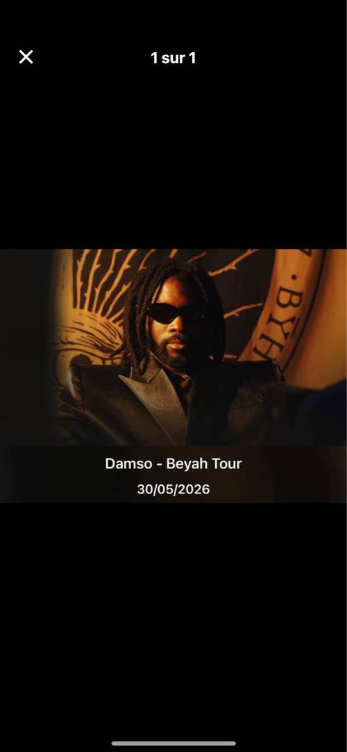 Propose concert de Damso le 30 mai