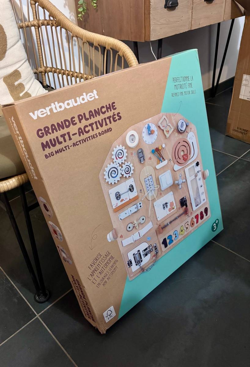 Planche d’activité en bois