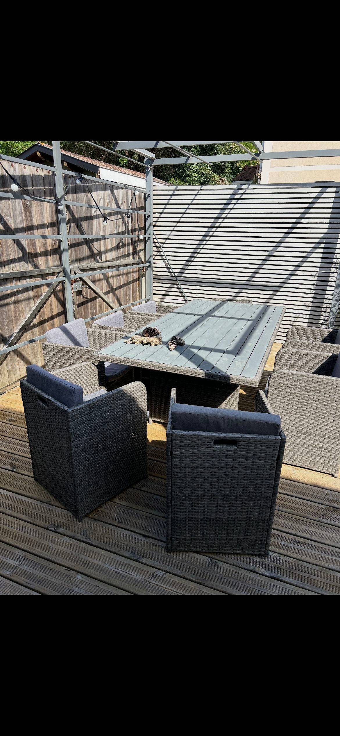 Vends salon de jardin 8 places