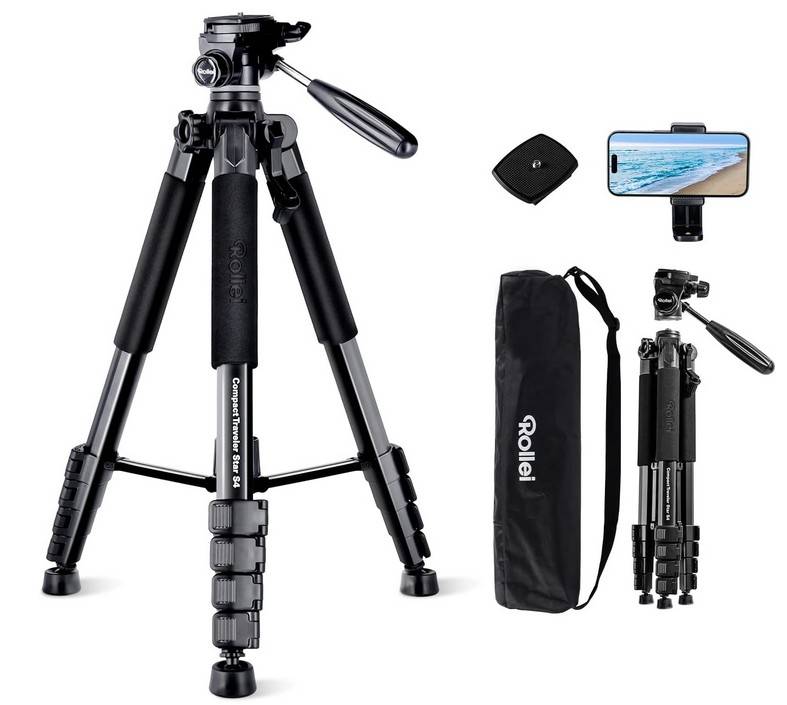 Vends trépied Rollei Compact Traveler Star en aluminium neuf, jamais sorti de sa boîte, emballage d’origine intact